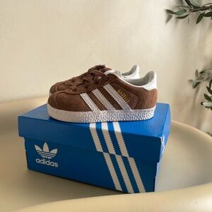 adidas Kids Sneakers Brown and White